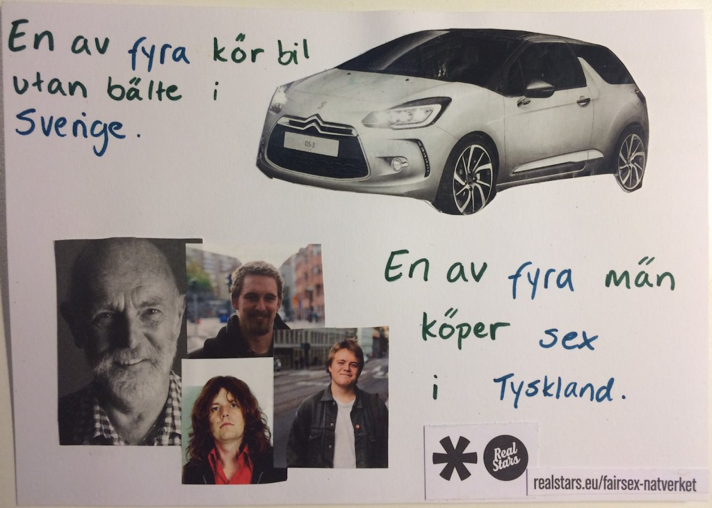 En av fyra kör bil utan bälte i Sverige - En av fyra män köper sex i Tyskland